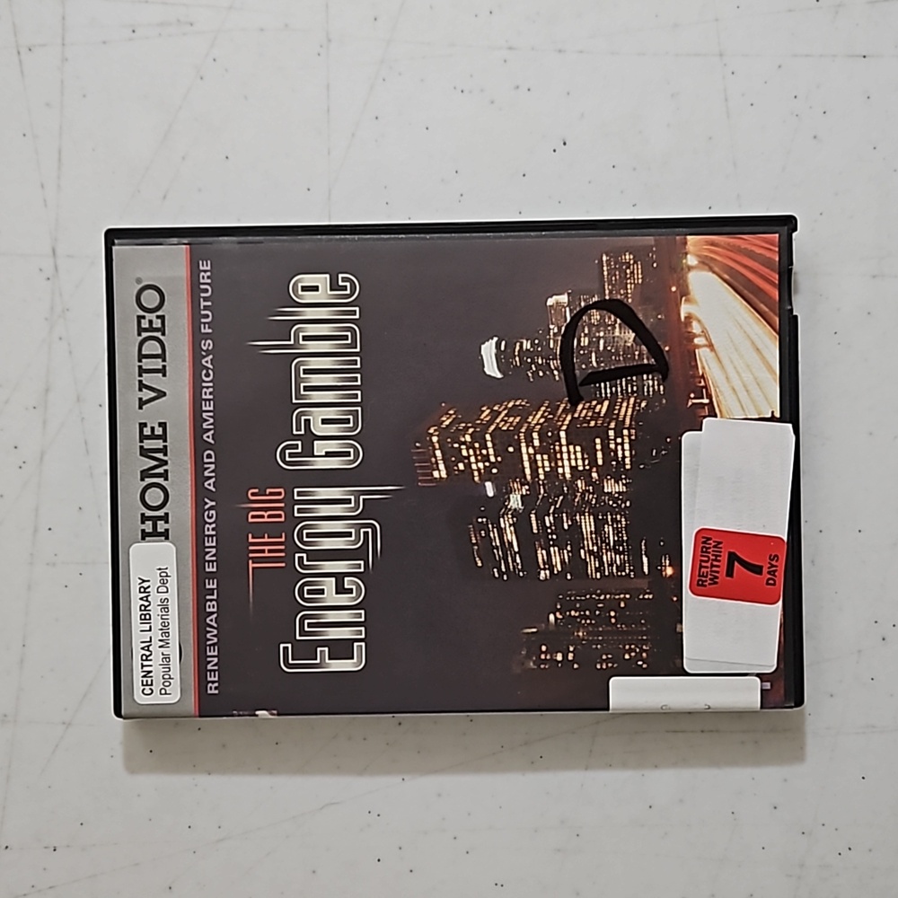 PBS DVD The Big Energy Gamble